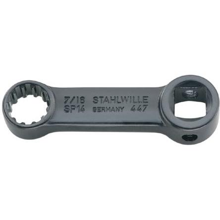STAHLWILLE Vložka klíče, Čtvercový, Adaptér očkový Spline-Drive, 19 x 9.2 / 19 x 11 mm, 50.8 mm, Kovová pistole