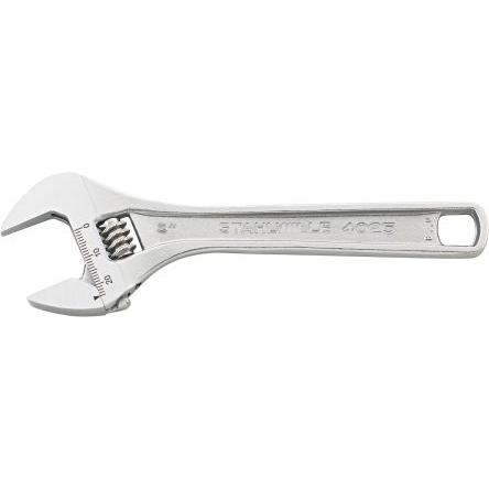 Nastavitelný klíč Nastavitelný klíč, celková délka: 386mm, Přímý, Chrom-vanadová ocel, rozevření čelistí: 44 mm