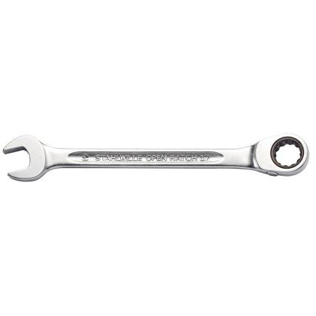 Kombinovaný ráčnový klíč Oblý 24 x 24 mm, celková délka: 296mm STAHLWILLE