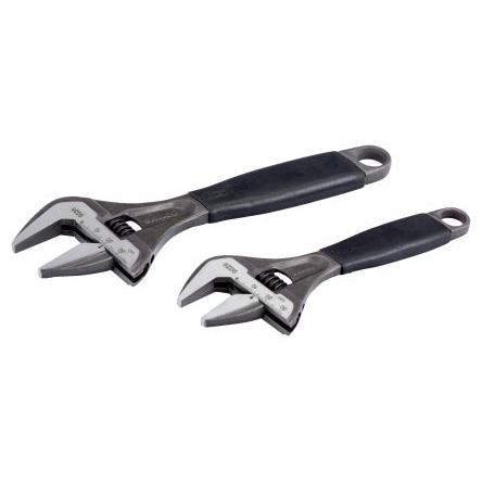Klíč Nastavitelný klíč, celková délka: 230mm, Pohodlná rukojeť, Legovaná ocel, rozevření čelistí: 35 mm Bahco