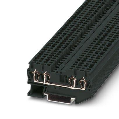 Phoenix Contact Napájení přes svorkovnici 3037452, řada: ST 2.5-QUATTRO BK, 800V Černá 2.5mm² Pružinová klec ATEX