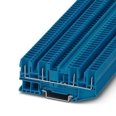 Phoenix Contact Napájení přes svorkovnici 3042081, řada: ST 2.5-QUATTRO/4PBU, 500V Modrá 2.5mm² 1 zásuvný modul