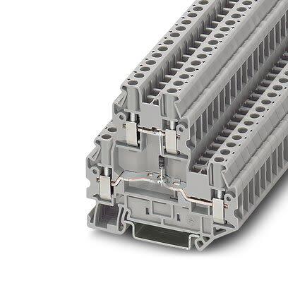 Phoenix Contact Svorkovnice pro komponenty 3046650, řada: UTTB 2.5-DIO/O-U, 500V Šedá 2.5mm² 2 Šroubová