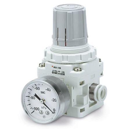 Podtlakový regulátor, řada: IRV20, max. průtok: 235L/min, teplotní rozsah: 60 °C, teplotní rozsah: 5 °C SMC