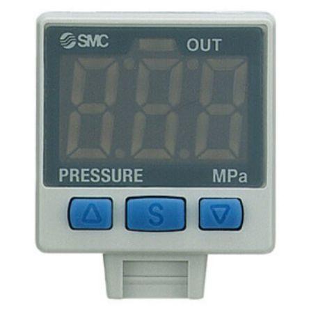Tlakový snímač IP40, max. tlak: 10 bar SMC 24V 50 °C
