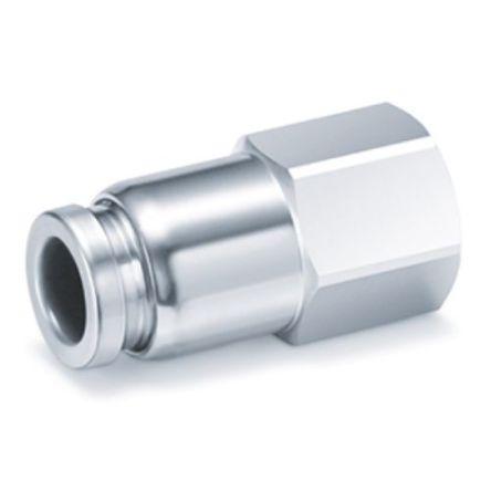 SMC Pneumatická armatura, řada: KQB2, SERIE KQB2, Nerezová ocel, Mosaz 8mm G 1/4 G