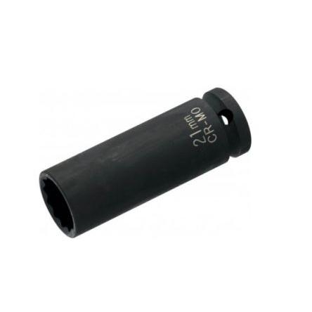 Nástrčkový klíč 11 mm pohon 30 mm Hluboká nástrčná hlavice Dvojitý šestihran, celková délka: 85mm SAM