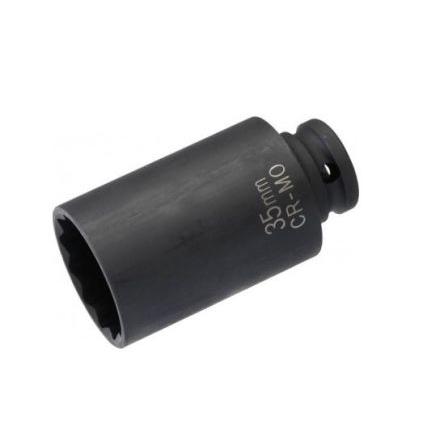 Nástrčkový klíč 36 mm pohon 30 mm Hluboká nástrčná hlavice Dvojitý šestihran, celková délka: 85mm SAM