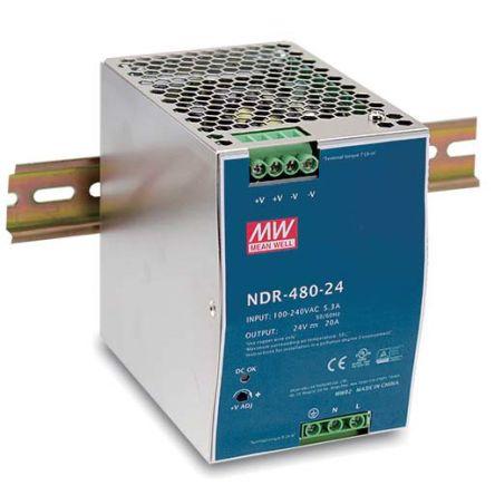 D-Link Napájecí zdroj na lištu DIN NDR-480 Spínaný režim 264V ac 10 A AC/DC 48V dc 480 W