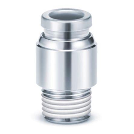 SMC Pneumatická armatura, řada: KQB2, SERIE KQB2, Nerezová ocel, Mosaz 6mm M5 Metrické