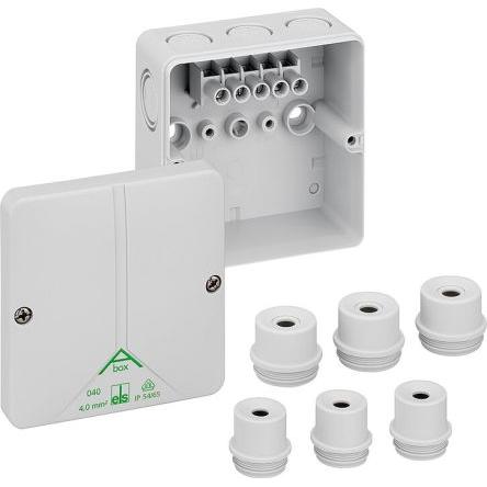 Spelsberg Rozvodná skříň Polystyren Šedá 102 mm 94mm řada Abox 040-4² 5 IP54, IP65 57 mm