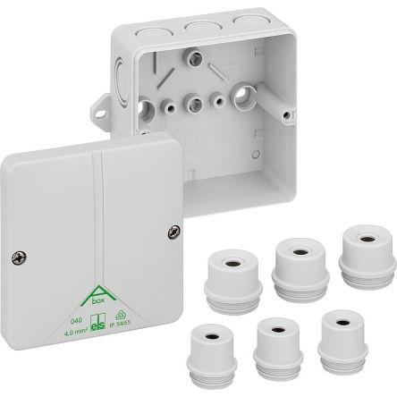 Spelsberg Rozvodná skříň Polystyren Šedá 102 mm 94mm řada Abox m 040 0 IP54, IP65 VDE, 57 mm