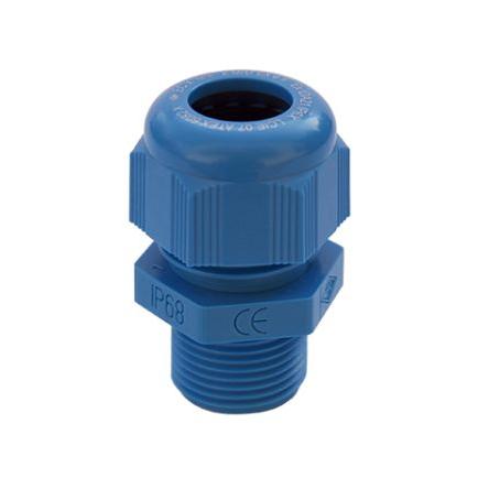 Kabelová průchodka, řada: SIB-TEC F7440800E Modrá Polyamid, IP68 3/8 in NPT SIB 5 mm až 8 mm