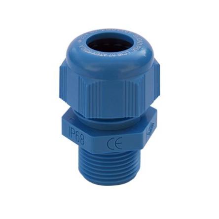 Kabelová průchodka, řada: SIB-TEC F7441200E Modrá Polyamid, IP68 1/2 in NPT SIB 7 mm až 12 mm