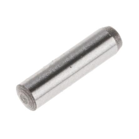 RS PRO Vodící čep, délka: 10 mm, Obyčejný Paralelní prům. 2.5 mm, Měkká ocel