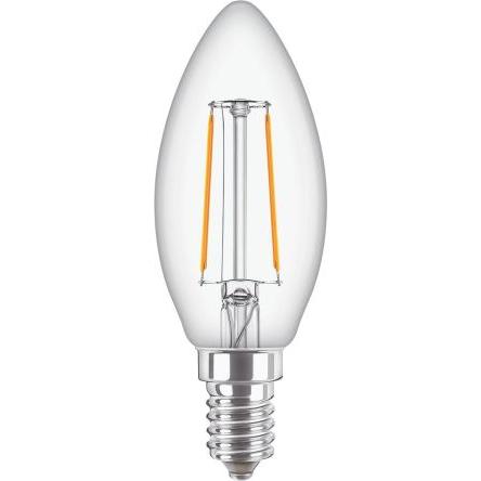LED žárovky, svítivost: 1055 lm, řada: CorePro, 2 W, objímka žárovky: E14, Svíčka ekvivalent 25 W, barevný tón: Teplá