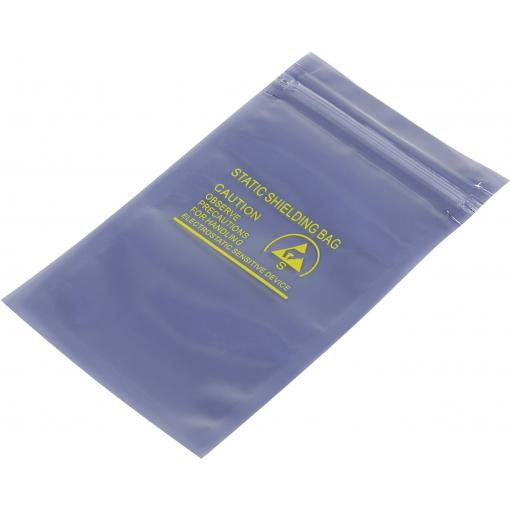 TRU COMPONENTS ESD sáček (d x š) 127 mm x 76 mm odstíněný Poznávací značka ESD S znovu uzavíratelný 1 ks