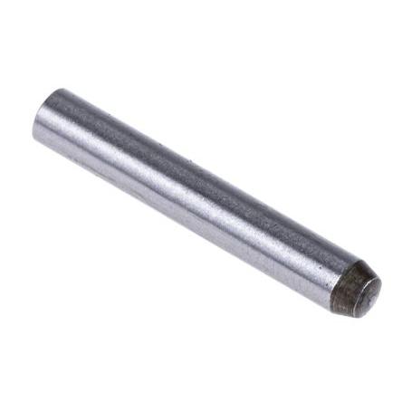 RS PRO Vodící čep, délka: 20 mm, Obyčejný Paralelní prům. 3 mm, Měkká ocel