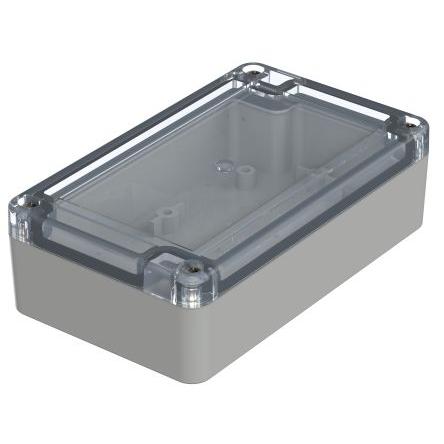 Bopla Pouzdro, řada: Euromas X IP68, IP66 barva Světle šedá IK07 barva Čirá Polykarbonát 125 mm 75 mm 37.2 mm