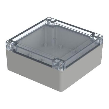 Bopla Pouzdro, řada: Euromas X IP68, IP66 barva Světle šedá IK07 barva Čirá Polykarbonát 134.7 mm 60.1 mm 134.7 mm