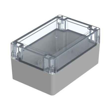 Bopla Pouzdro, řada: Euromas X IP68, IP66 barva Světle šedá IK07 barva Čirá Polykarbonát 150 mm 75 mm 100 mm