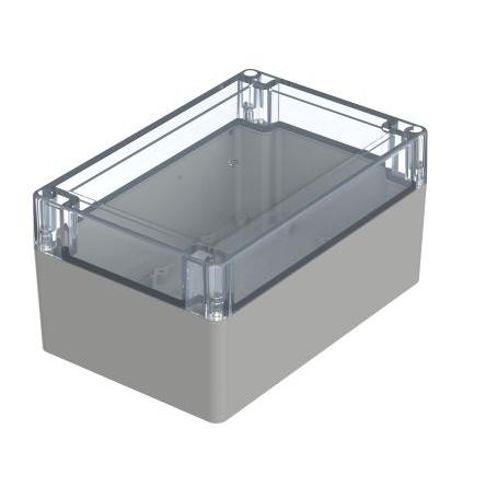 Bopla Pouzdro, řada: Euromas X IP66, IP68 barva Světle šedá IK07 barva Čirá Polykarbonát 180 mm 90.3 mm 120 mm