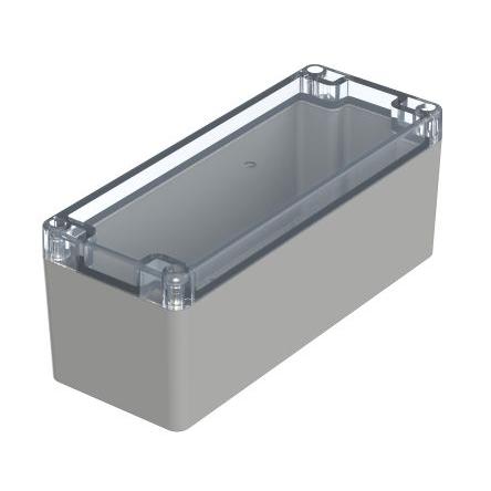 Bopla Pouzdro, řada: Euromas X IP66, IP68 barva Světle šedá IK07 barva Čirá Polykarbonát 191.8 mm 75.3 mm 75.1 mm