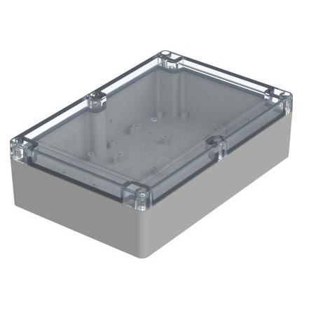 Bopla Pouzdro, řada: Euromas X IP68, IP66 barva Světle šedá IK07 barva Čirá Polykarbonát 209.7 mm 60 mm 139.8 mm