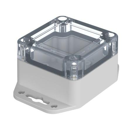 Bopla Pouzdro, řada: Euromas X IP66, IP68 S přírubou barva Světle šedá IK07 barva Čirá Polykarbonát 60 mm 40.1 mm 60 mm