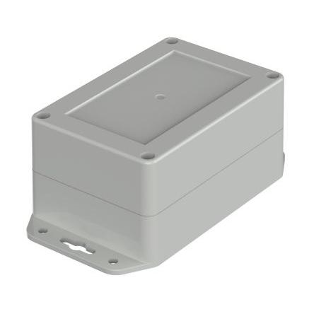Bopla Pouzdro, řada: Euromas X IP66, IP68 S přírubou barva Světle šedá IK07 barva Světle šedá ABS 120 mm 60.2 mm 80 mm