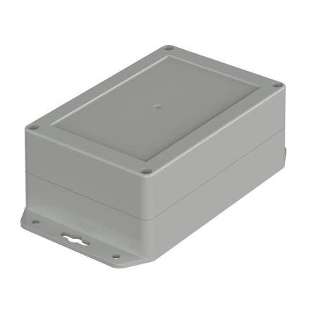 Bopla Pouzdro, řada: Euromas X IP66, IP68 S přírubou barva Světle šedá IK07 barva Světle šedá ABS 150 mm 60 mm 100 mm