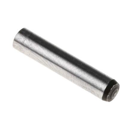 RS PRO Vodící čep, délka: 20 mm, Obyčejný Paralelní prům. 4 mm, Měkká ocel