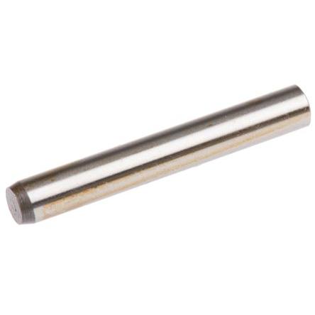 RS PRO Vodící čep, délka: 36 mm, Obyčejný Paralelní prům. 5 mm, Měkká ocel