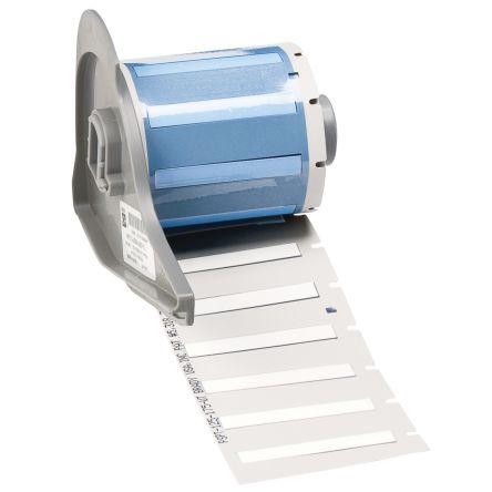 Teplem smrštitelné štítky barva tisku Černá Bílá pro různé modely tiskáren BMP71, M710 Brady 44.45 mm 5.97 mm 44.45 mm