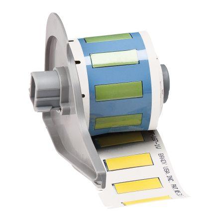 Teplem smrštitelné štítky barva tisku Černá Žlutá pro různé modely tiskáren BMP71, M710 Brady 25.4 mm 8.51 mm 25.4 mm