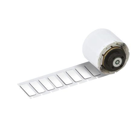 Polyesterový štítek barva tisku Černá Bílá pro různé modely tiskáren BMP71, M710 Brady 27 mm 7.95 mm 27 mm