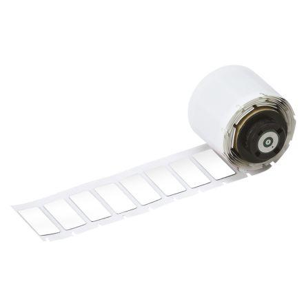Polyesterový štítek barva tisku Černá Bílá pro různé modely tiskáren BMP71, M710 Brady 27 mm 12.45 mm 27 mm