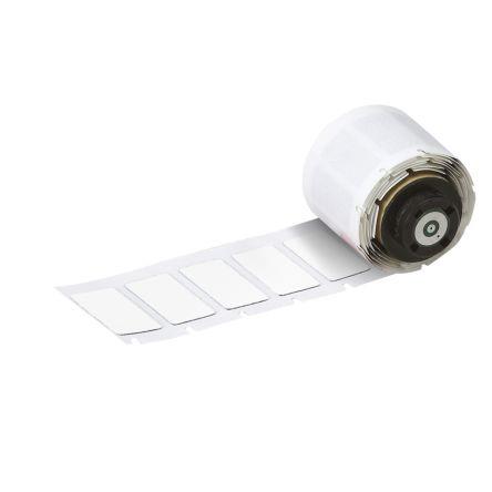 Polyesterový štítek barva tisku Černá Bílá pro různé modely tiskáren BMP71, M710 Brady 27 mm 18.00 mm 27 mm