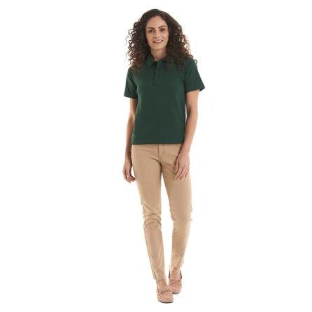 Uneek UC105 Černá Bavlna, Polyester Polokošile XL