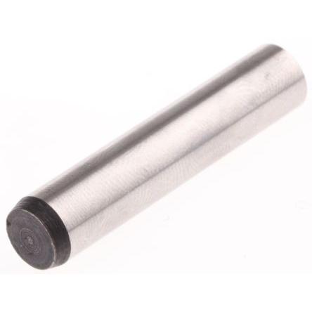 RS PRO Vodící čep, délka: 40 mm, Obyčejný Paralelní prům. 8 mm, Měkká ocel