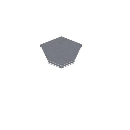 Příslušenství kabelového žlabu, Kryt kolena, Sendzimirickým zinkováním galvanizovaná ocel RS PRO 100mm 100 mm