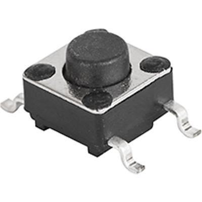Schurter Dotykový spínač IP40, barva ovladače: Černá Dotykové SPST-NO 50mA 5 mm 5 mm Povrch