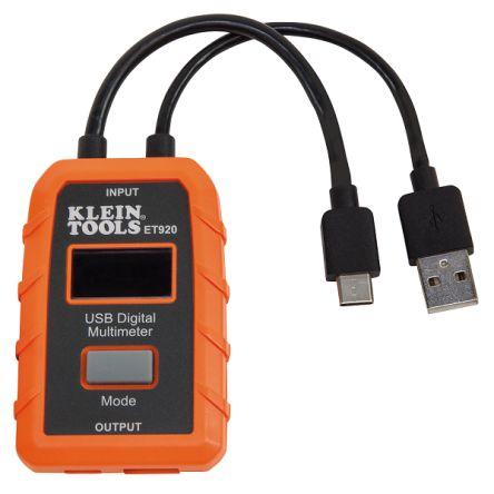 Multimetr Ruční, typ displeje: Digitální, číslo modelu: ET920 Klein Tools 3 A dc