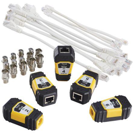 Tester síťových kabelů Tester kabelů, číslo modelu: VDV770-850 Klein Tools RJ45, Koaxiální