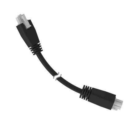 Napájecí šňůra 910 mm, Černá, A: Molex, B: Přímý Polyvinylchlorid Banner