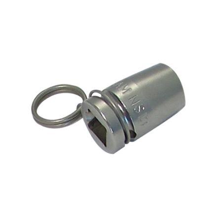 Nástrčkový klíč 17 mm pohon 30 mm Čtvercový Šestihran, celková délka: 38mm SAM