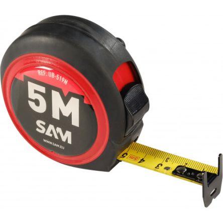 Pásmové měřidlo, délka: 3 m šířka lopatky 16 mm SAM, řada: UB Metrické