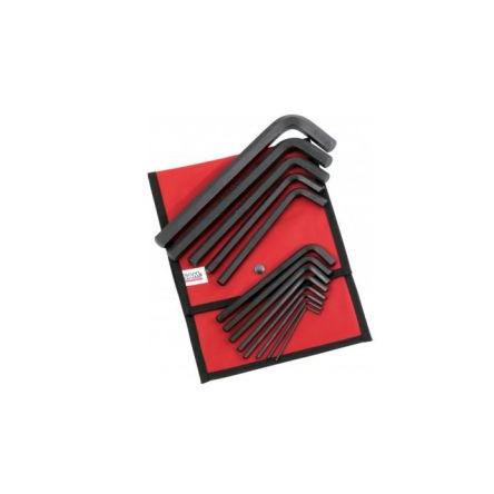 Sada šestihranných klíčů, počet kusů: 13 tvar L Metrické Dlouhé rameno 3 mm, 4 mm, 5 mm, 6 mm, 7 mm, 8 mm, 9 mm, 10 mm,