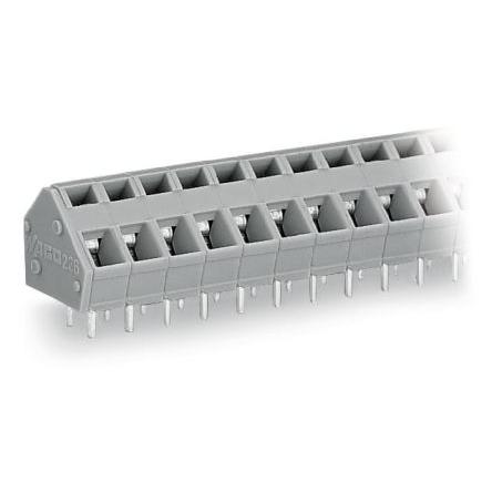 WAGO Svorka PCB, řada: 236, rozteč: 5.08 mm, počet řad: 1, počet kontaktů: 8, Šedá