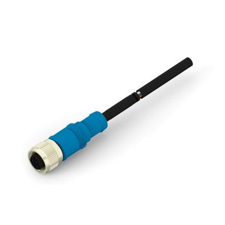 Kabelové sestavy, A: Vnitřní, A: M12, Rovný 4, B: M12, 250V, IP67, IP68 TE Connectivity 1.5 m